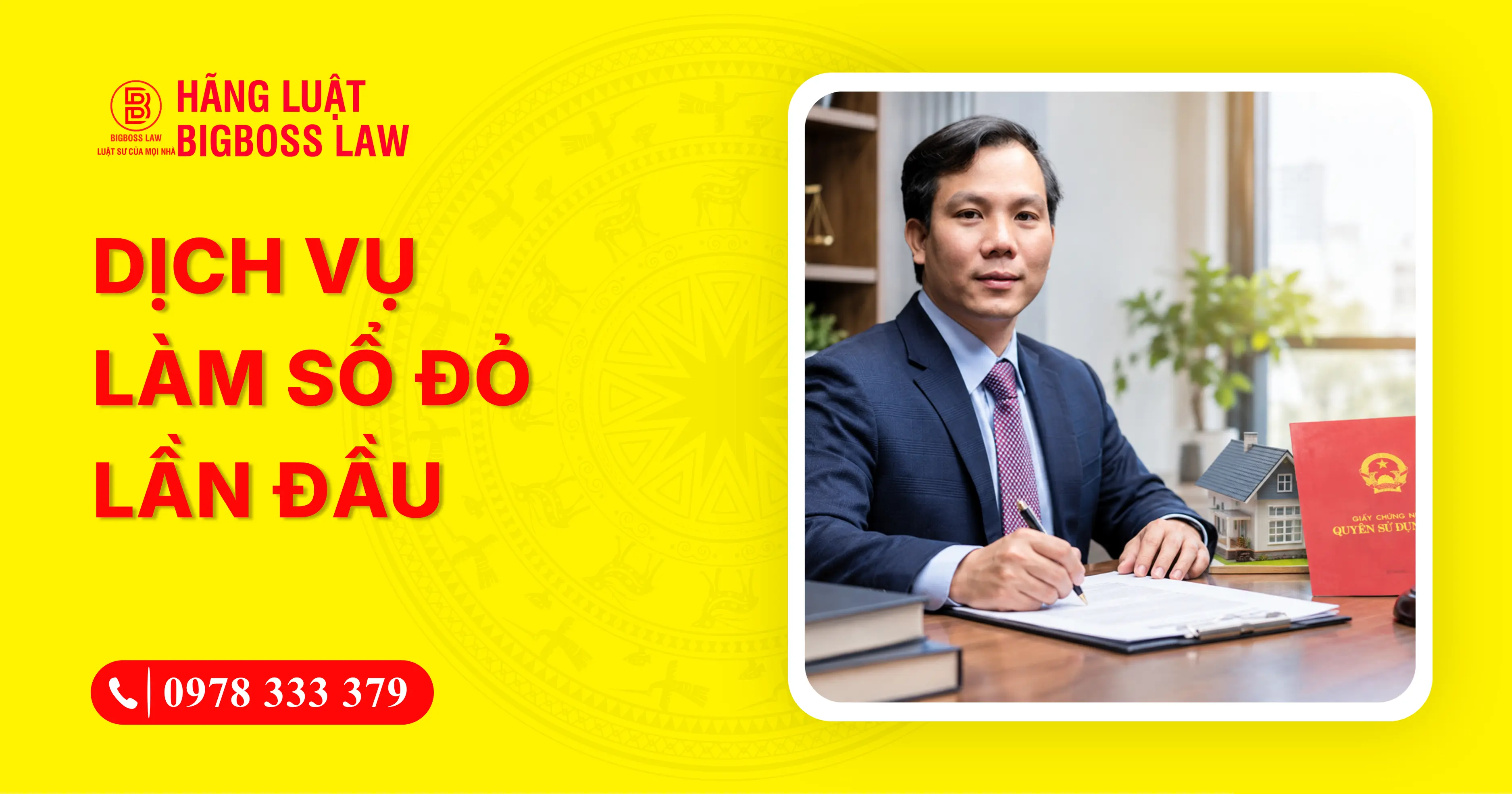 Dịch vụ làm sổ đỏ lần đầu uy tín, trọn gói, nhanh chóng
