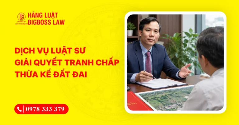 Dịch vụ luật sư giải quyết tranh chấp thừa kế đất đai uy tín